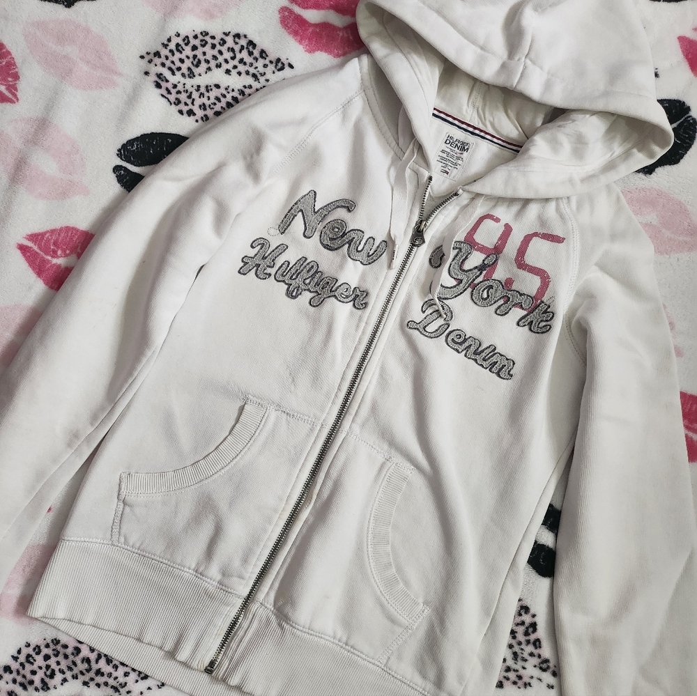 Hilfiger New York zip up hoodie